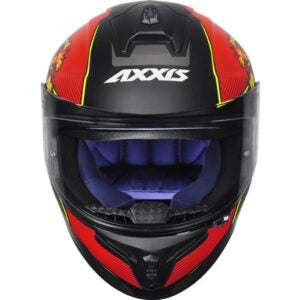 CAPACETE AXXIS DRAKEN BOMB MATT – Preto e Vermelho