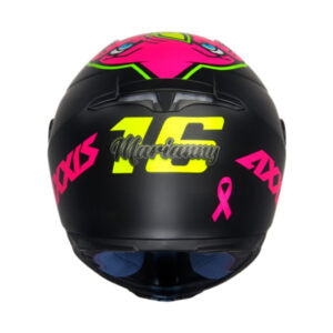 CAPACETE AXXIS EAGLE MG16 CELEBRITY EDITION BY MARIANNY MATT – Preto e Rosa (Black Pink)