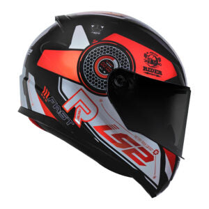 CAPACETE LS2 RAPID FF353 STRATUS – Preto, Vermelho e Cinza