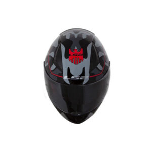 CAPACETE LS2 RAPID FF353 BRAVADO – Cinza e Vermelho