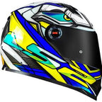 CAPACETE LS2 FF358 XDRON AZUL/AMARELO