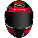 CAPACETE LS2 RAPID FF353 KHAN – Cinza e Vermelho