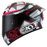 Capacete KYT TT Course Espargaro 2018 Fuxia