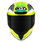 Capacete KYT TT Course Gear Preto e Amarelo