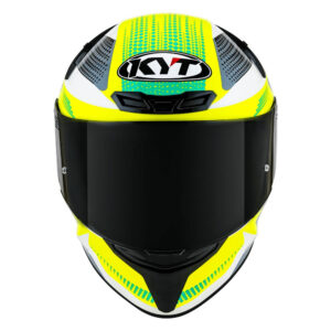 Capacete KYT TT Course Gear Preto e Amarelo