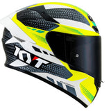 Capacete KYT TT Course Gear Preto e Amarelo