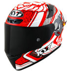 Capacete KYT TT Course Super Mario Branco e Vermelho