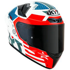 Capacete KYT TT Course Fuselage Branco e Vermelho