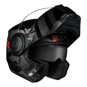 Capacete Ls2 FF902 Scope Hamr Preto e Vermelho