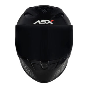 Capacete ASX City Fun Preto e Branco