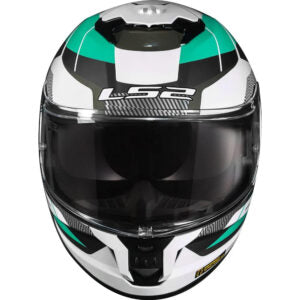 Capacete LS2 FF808 Stream II Road Branco e Verde