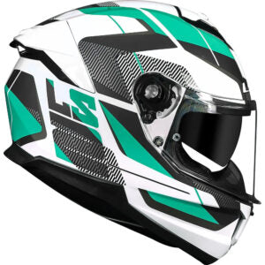 Capacete LS2 FF808 Stream II Road Branco e Verde