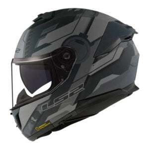 Capacete LS2 FF808 Stream II Shadow Cinza Fosco