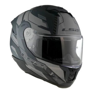 Capacete LS2 FF808 Stream II Shadow Cinza Fosco