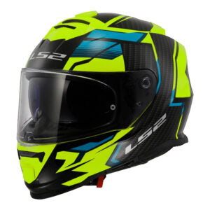 Capacete LS2 FF800 Storm Tracker Preto e Amarelo