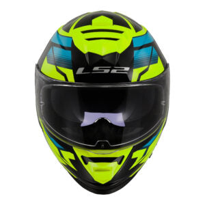 Capacete LS2 FF800 Storm Tracker Preto e Amarelo