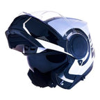 Capacete LS2 Scope Arch Branco Preto e Dourado