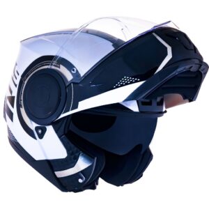 Capacete LS2 Scope Arch Branco Preto e Dourado