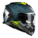 Capacete LS2 FF800 Storm Sprinter Preto Cinza e Amarelo Fosco
