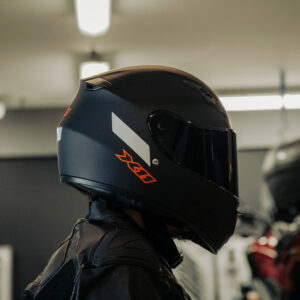 Capacete X11 Trust Shadow HVZ Preto Fosco