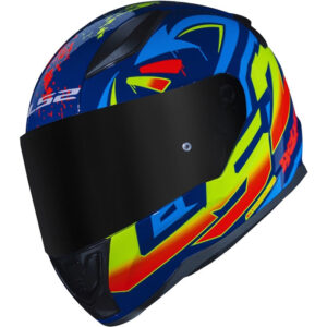 CAPACETE RAPID FF353 TAGLINE – Azul e Amarelo