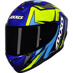 CAPACETE AXXIS DRAKEN VECTOR GLOSS – Azul e Amarelo