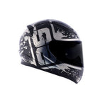 CAPACETE LS2 RAPID FF353 SPY Preto e Prata