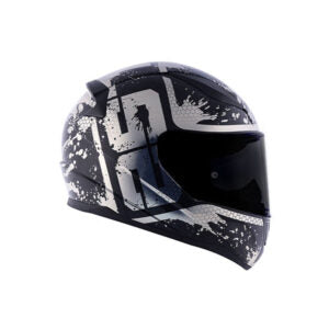 CAPACETE LS2 RAPID FF353 SPY Preto e Prata