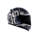 CAPACETE LS2 RAPID FF353 SPY Preto e Prata