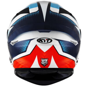 CAPACETE KYT TT COURSE TATI MERCADO – Branco Amarelo Flúor e Azul