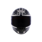 CAPACETE LS2 RAPID FF353 SPY Preto e Prata