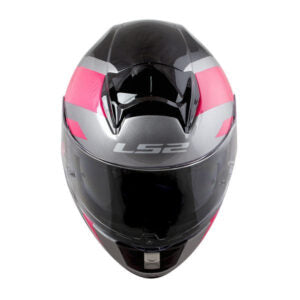 CAPACETE LS2 FF397 VECTOR TRIDENT – Titanium e Rosa (tri-composto)
