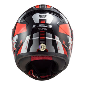 CAPACETE LS2 RAPID FF353 STRATUS – Preto, Vermelho e Cinza