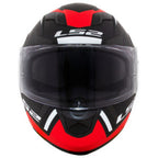 CAPACETE LS2 STREAM FF320 EDGE – Preto Cinza e vermelho