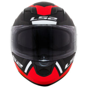 CAPACETE LS2 STREAM FF320 EDGE – Preto Cinza e vermelho