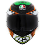 CAPACETE AGV K-1 NICOLO ANTONELLI – Verde Laranja e Branco