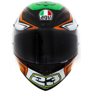 CAPACETE AGV K-1 NICOLO ANTONELLI – Verde Laranja e Branco