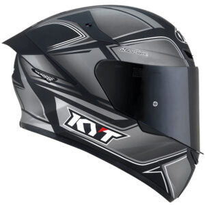 CAPACETE KYT TT COURSE TOURIST MATT – Preto e Cinza