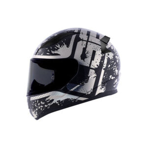CAPACETE LS2 RAPID FF353 SPY Preto e Prata