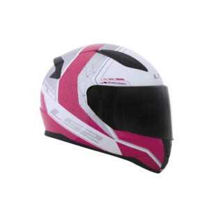 CAPACETE LS2 RAPID FF353 CANDIE Branco Cinza e Rosa
