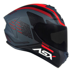 Capacete ASX Draken Cougar Vermelho Fosco