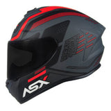 Capacete ASX Draken Cougar Vermelho Fosco