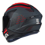 Capacete ASX Draken Cougar Vermelho Fosco