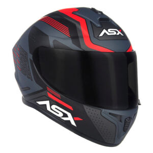 Capacete ASX Draken Cougar Vermelho Fosco