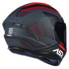 Capacete ASX Draken Cougar Vermelho Fosco