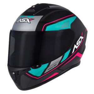 Capacete ASX Draken Wind Tiffany e Rosa Fosco