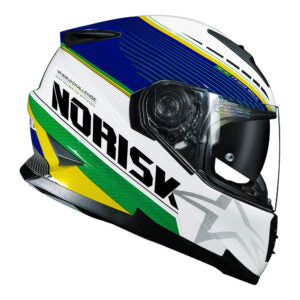 Capacete Norisk FF302 Soul Grand Prix Brasil Países Com Óculos