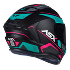 Capacete ASX Draken Wind Tiffany e Rosa Fosco