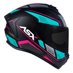 Capacete ASX Draken Wind Tiffany e Rosa Fosco