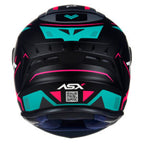 Capacete ASX Draken Wind Tiffany e Rosa Fosco